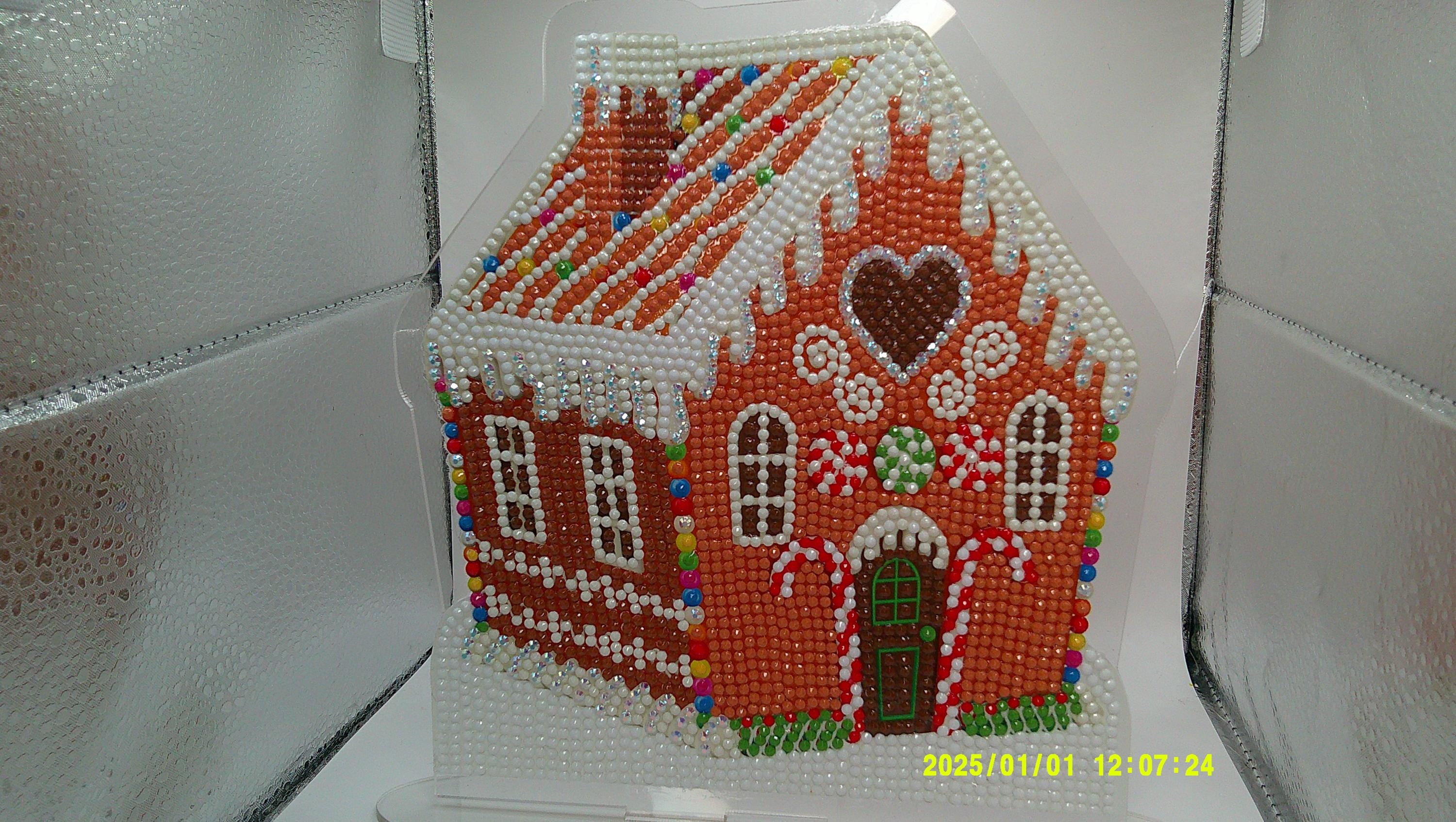 Gingerbread Candy Cottage Diamond Art