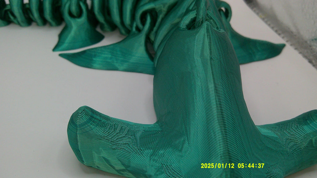 Articulated Hammerhead Shark Skeleton, 3D Printed Flexi Marine Animal Figure