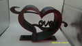 3D Printed Love Heart Sculpture – Modern Art Flower Holder