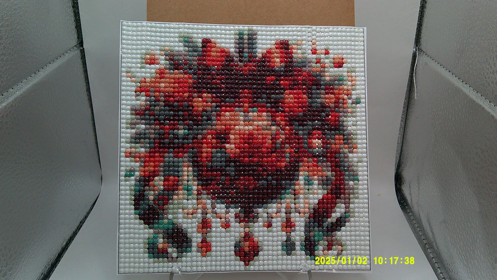 Holiday Bloom Ornament Diamond Art
