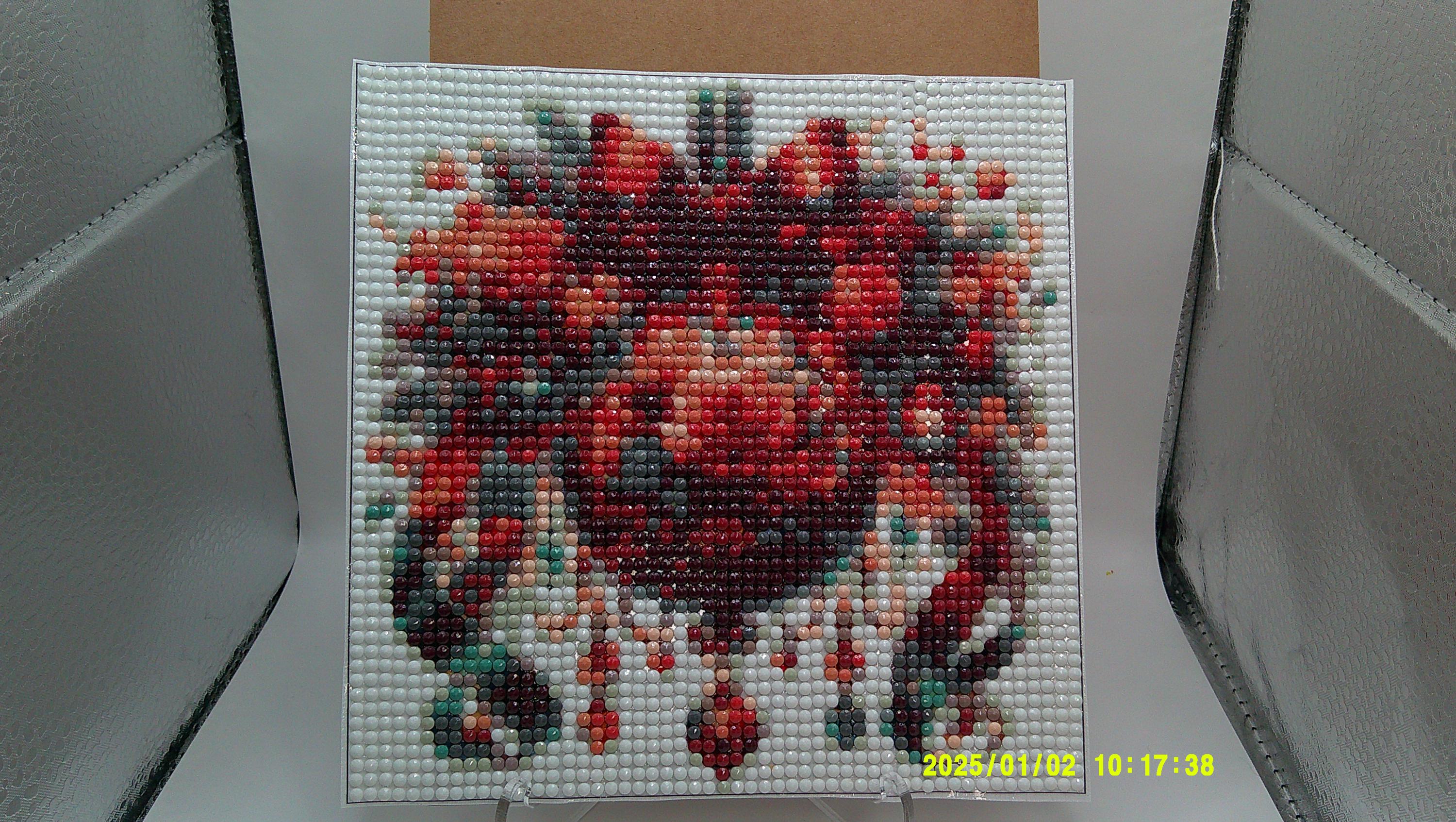 Holiday Bloom Ornament Diamond Art