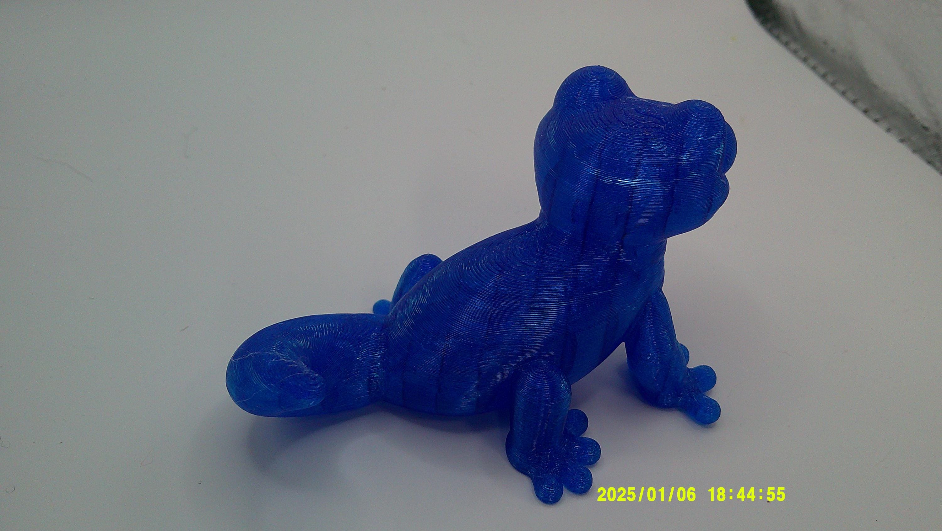 Blueberry Gecko Buddy - 3D Printed