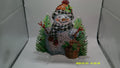 Winter Snowman Acrylic Sun Catcher – Diamond Art Design