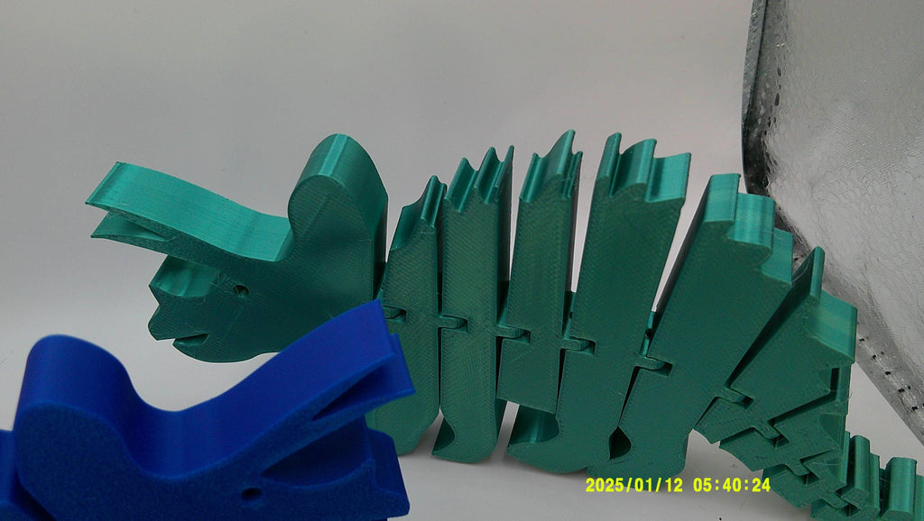 Articulated Triceratops Dinosaur Toy, 3D Printed Flexi Critter