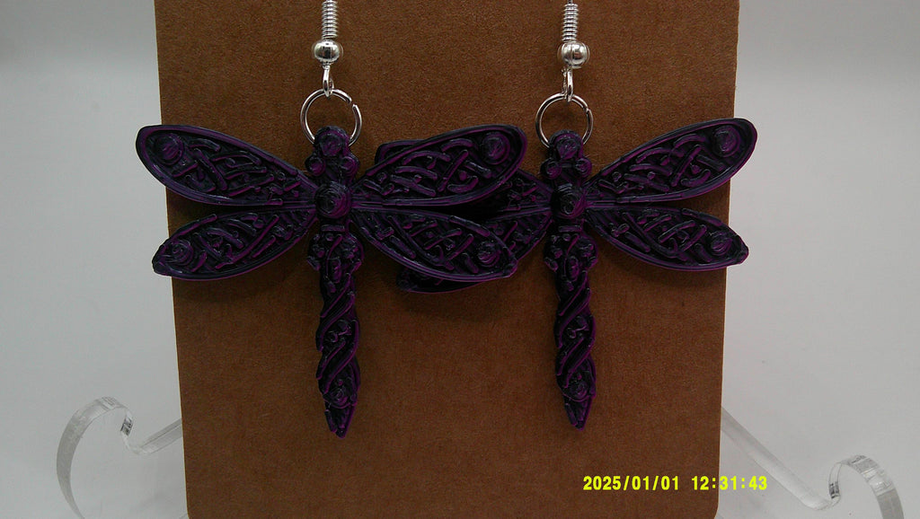 Whimsy Wings Earrings – Fantasy Dragonfly Dangles