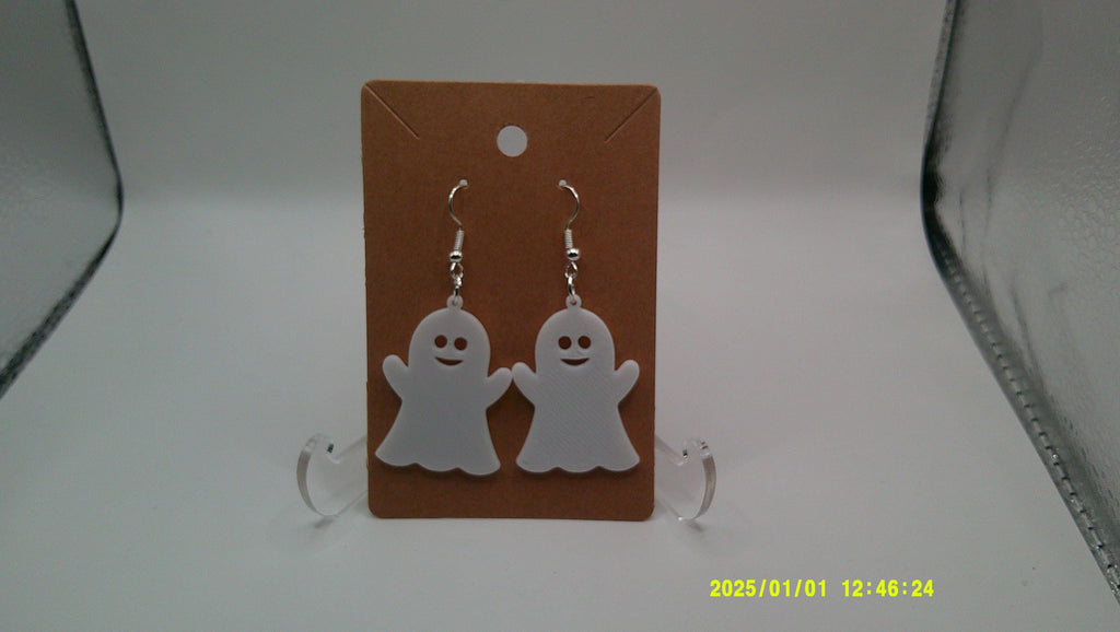Boo Crew Earrings – Whimsical Ghost Pair for Fall