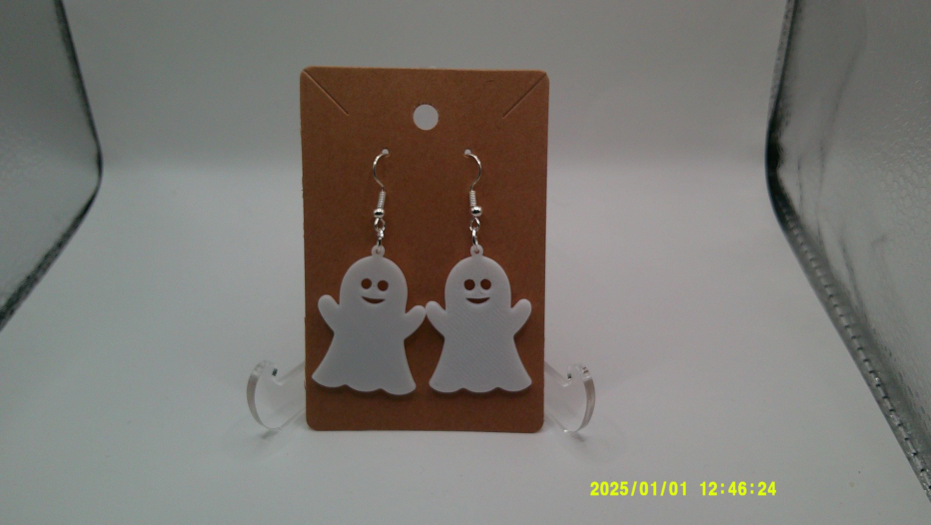 Boo Crew Earrings – Whimsical Ghost Pair for Fall