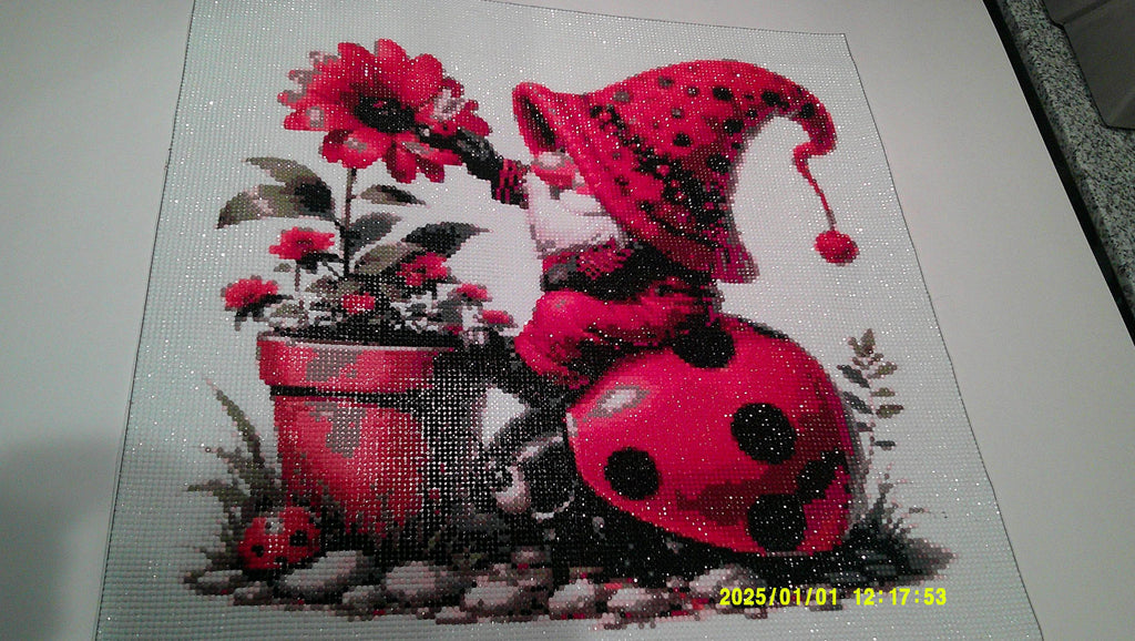 Ladybug Garden Friend Diamond Art Painting