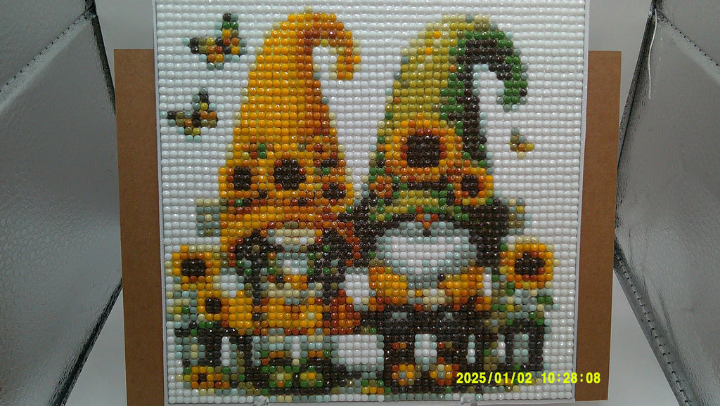 Harvest Day Gnome Couple Diamond Art