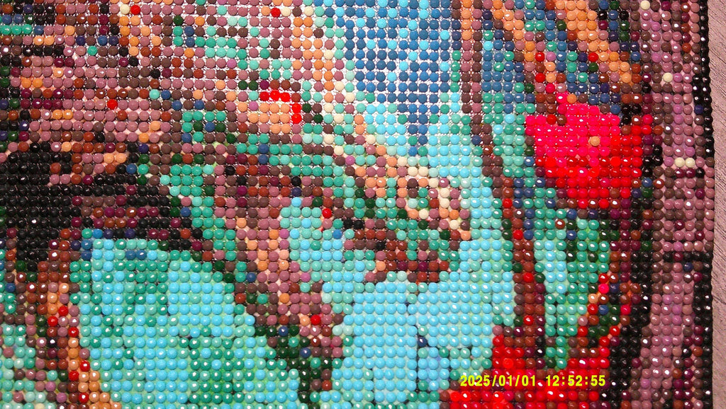 Crimson Leaves & Curled Dragon – Diamond Art Fantasy