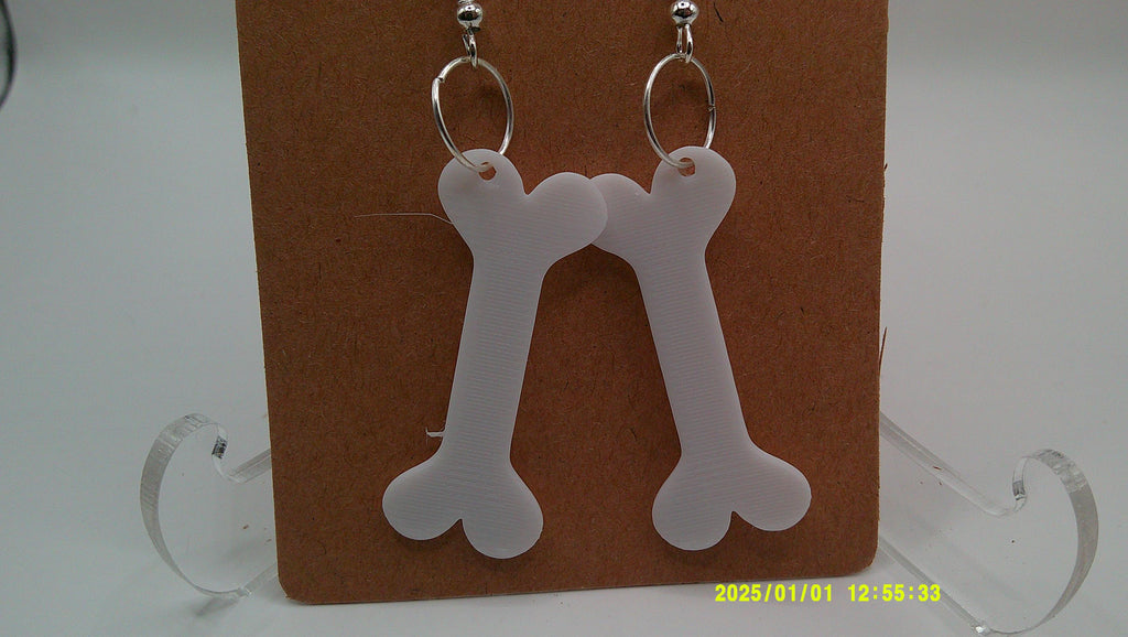 Creepy Bone Earrings – Halloween Drop Style