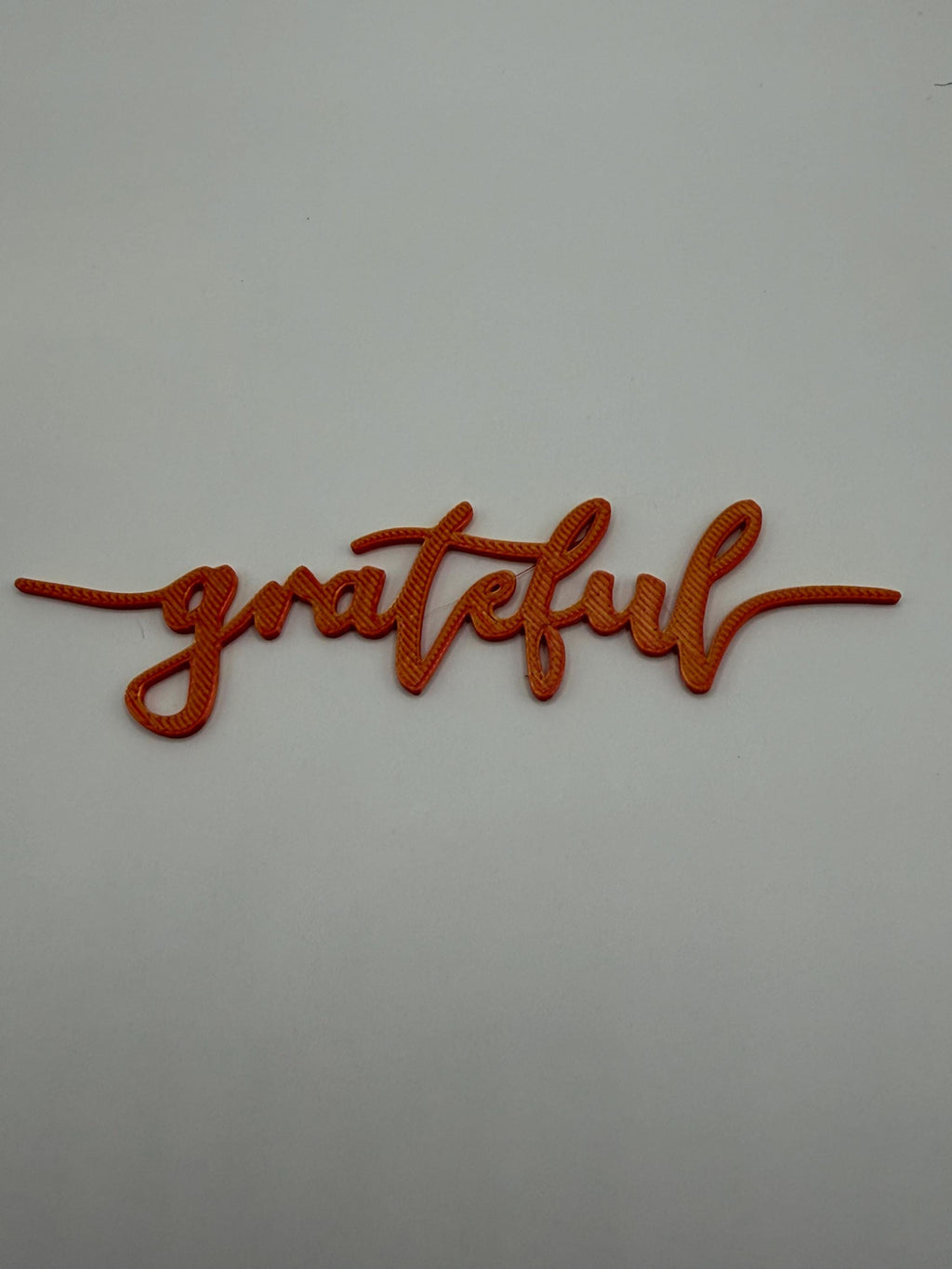 3D Printed Harvest Table Word Accents