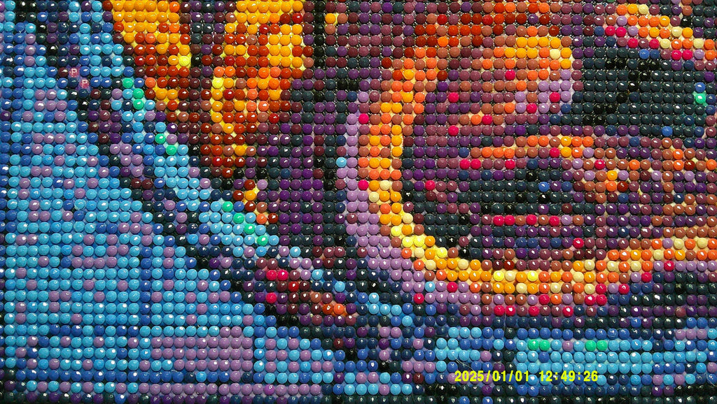 Radiant Fire Dragon Diamond Art Mosaic