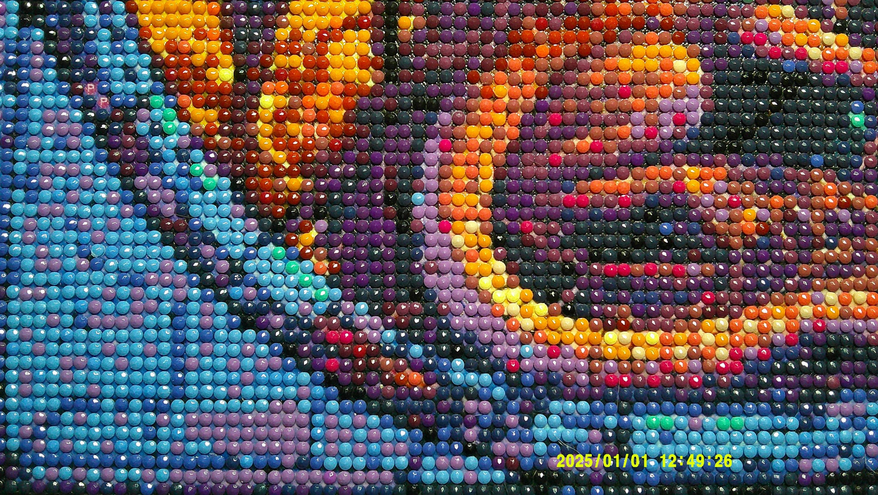 Radiant Fire Dragon Diamond Art Mosaic