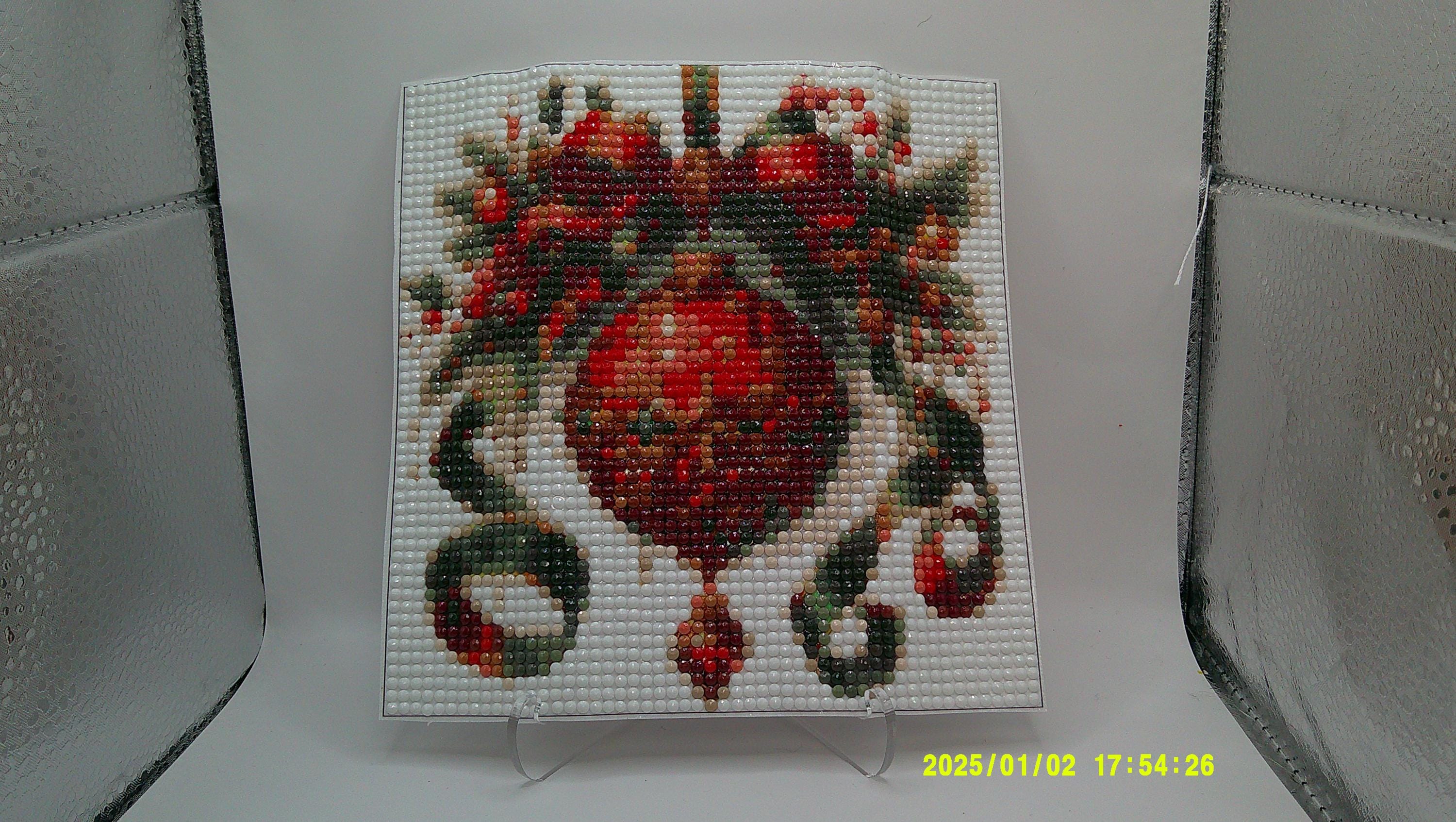 Festive Ribboned Ornament Diamond Art Painting