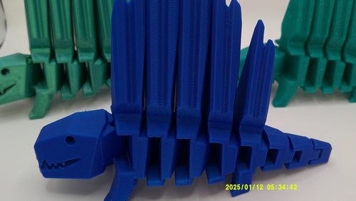 3D Printed Flexi Dimetrodon Dinosaur Toy
