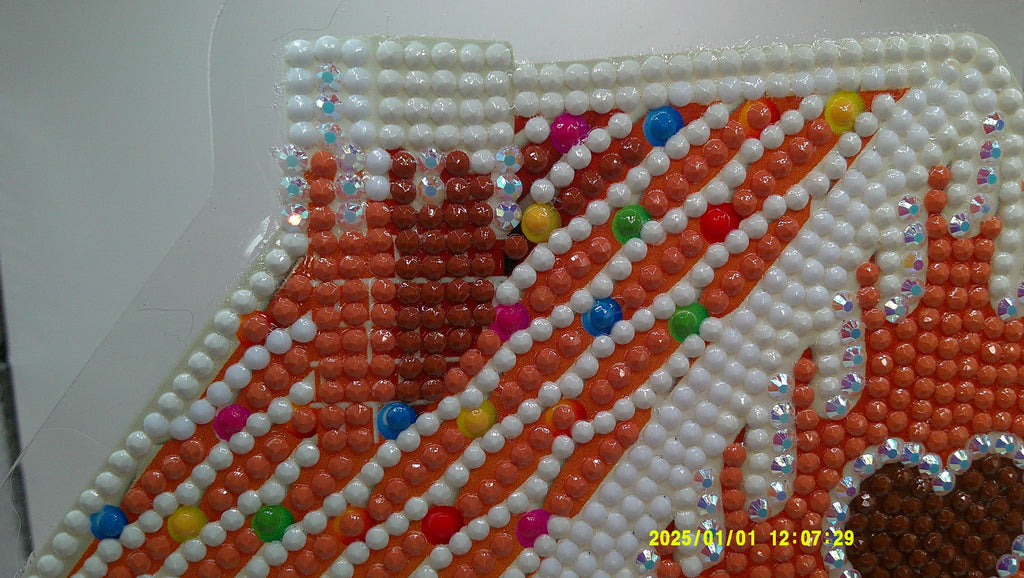 Gingerbread Candy Cottage Diamond Art