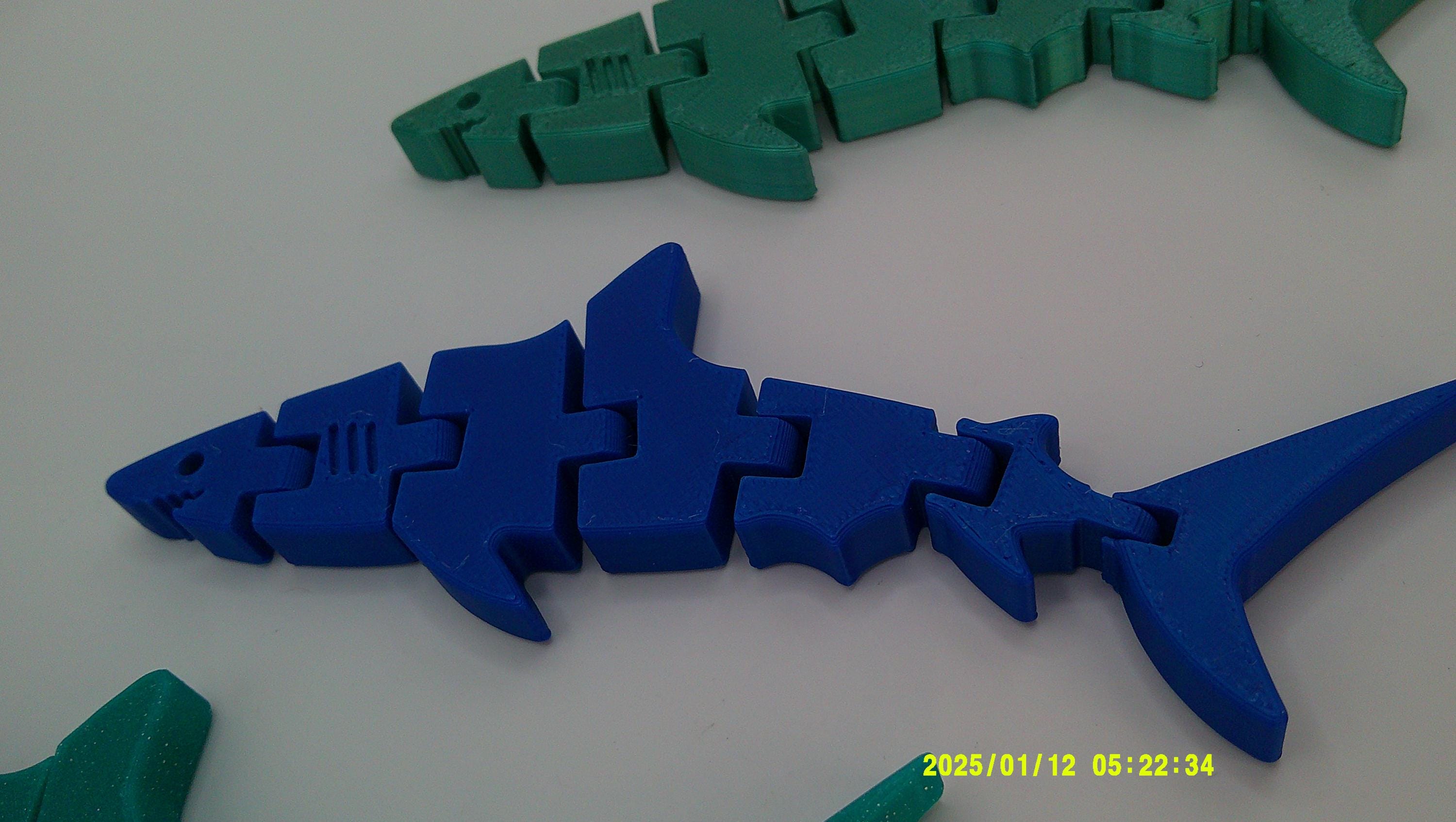 3D Printed Articulated Shark | Wiggle‑Joint Sea Creature