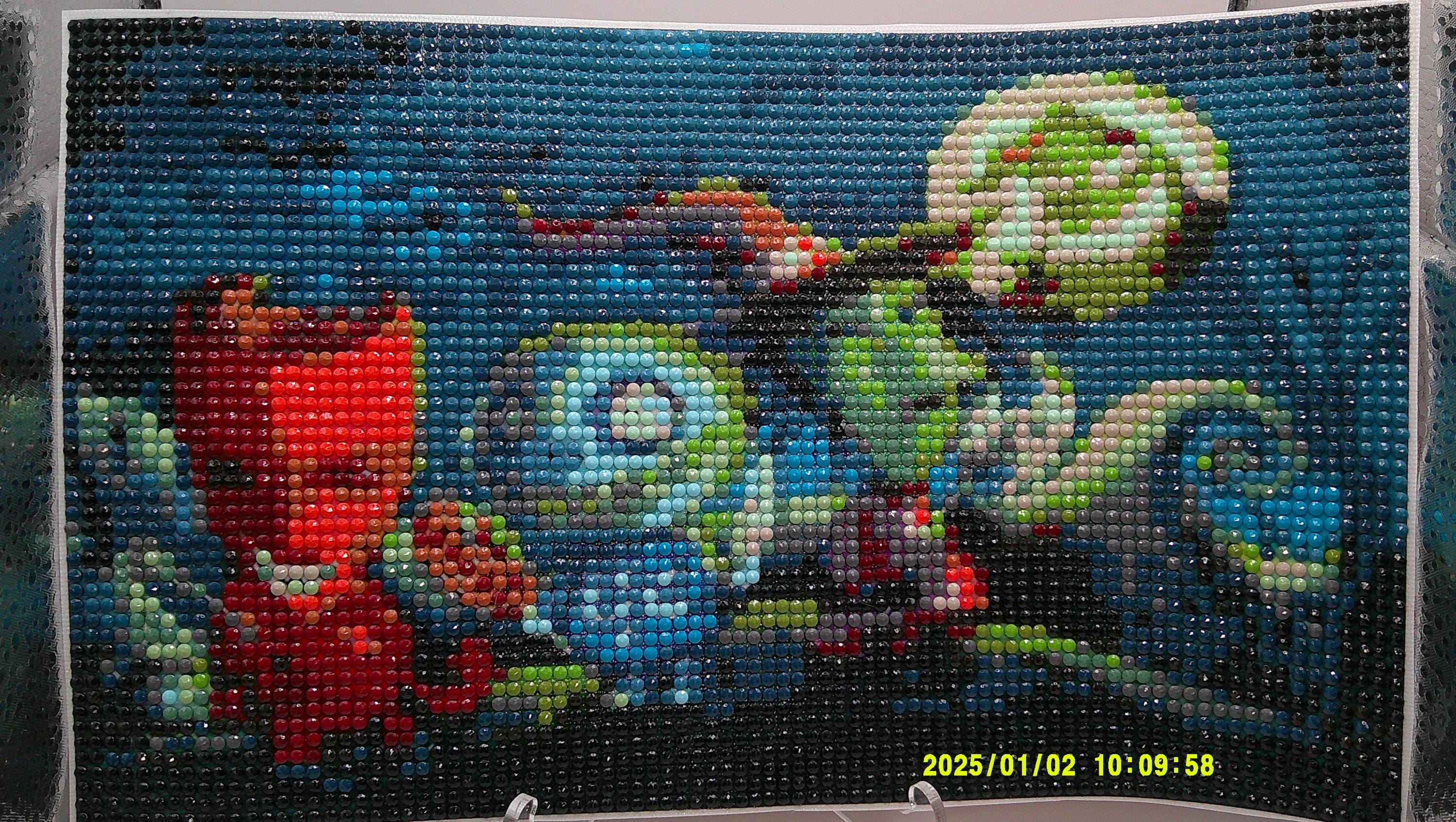 Locke, Shock & Barrel Diamond Art Trio