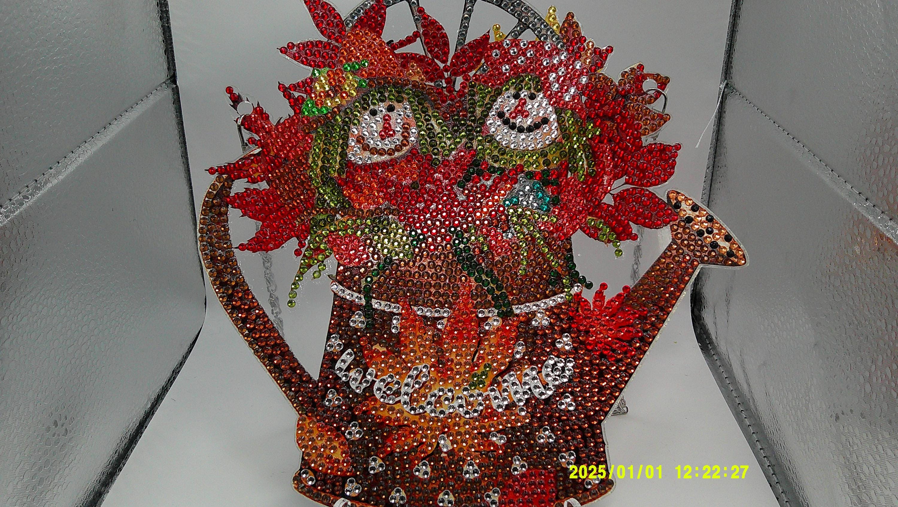 Cheerful Autumn Welcome Watering Can
