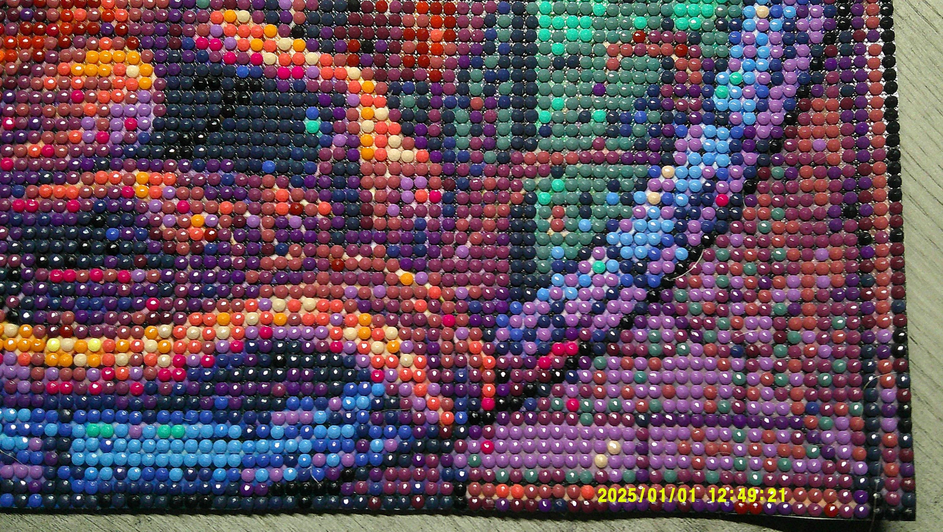 Radiant Fire Dragon Diamond Art Mosaic