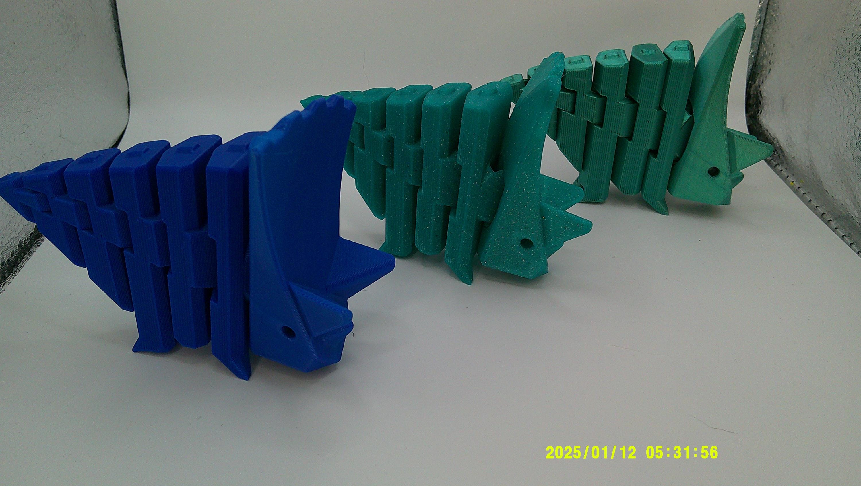 Articulated Dino Bike Buddy, 3D Printed Triceratops Handlebar Pet, Kids Bike Accessory