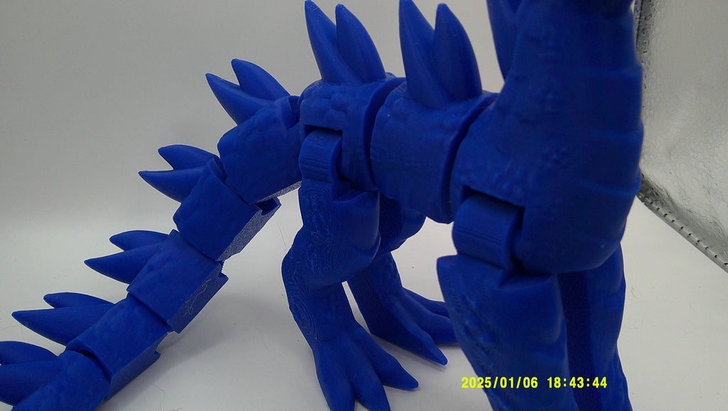 3D Printed Sapphire Spine Dragon
