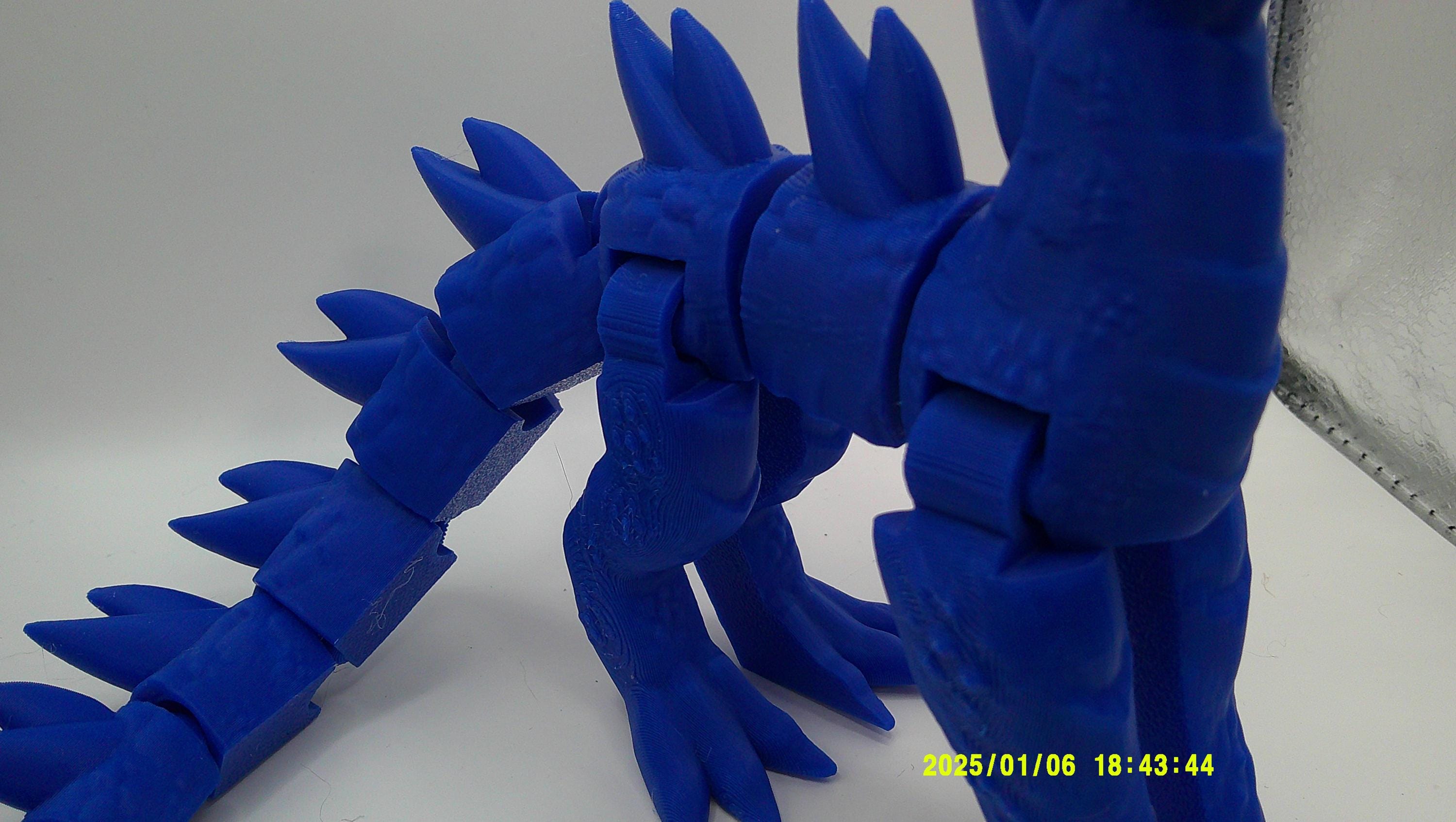 3D Printed Sapphire Spine Dragon