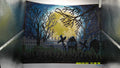 Haunted Graveyard Diamond Painting with Glowing Moon