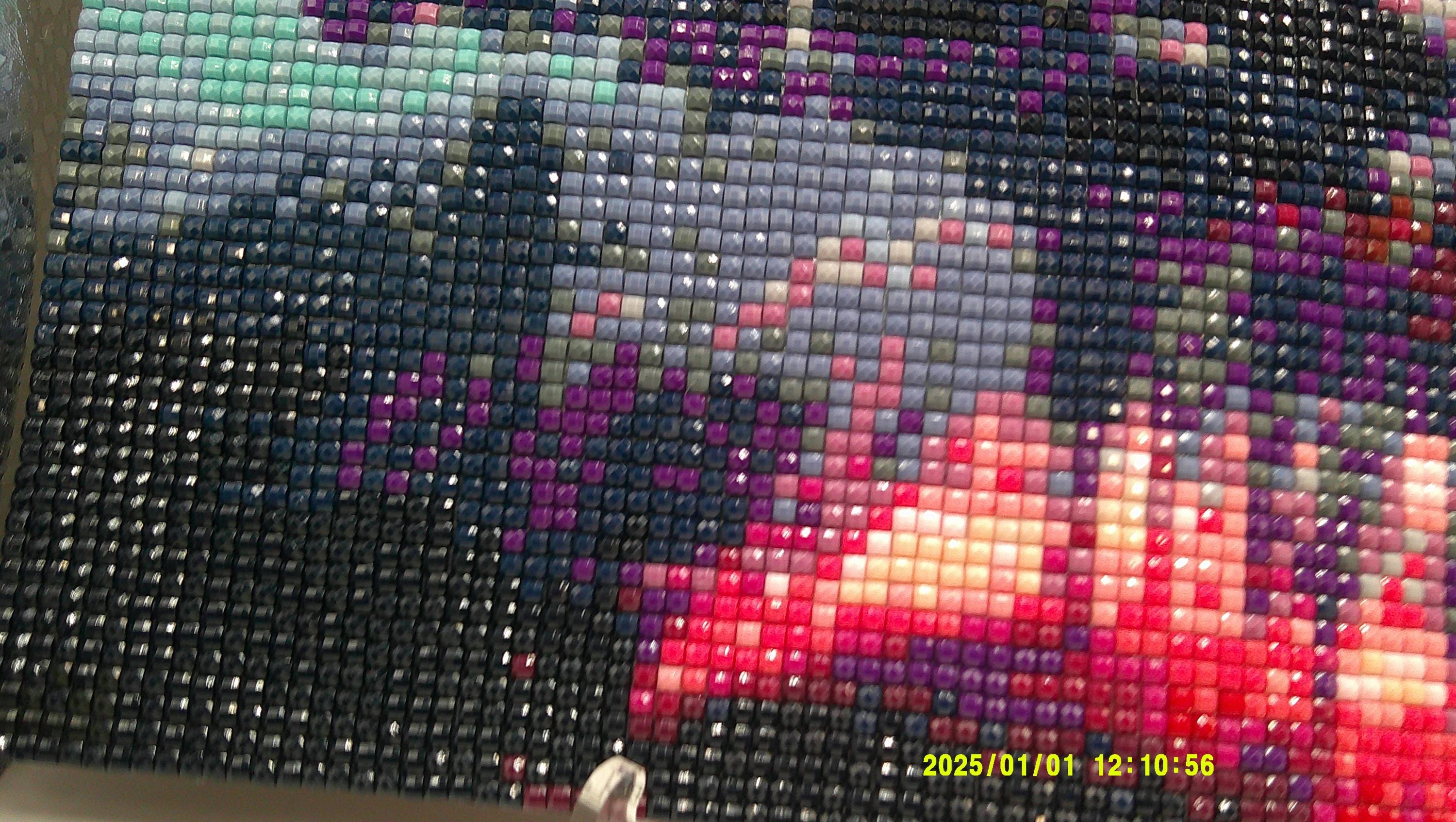 Crimson Cabin Reflections Diamond Art Painting