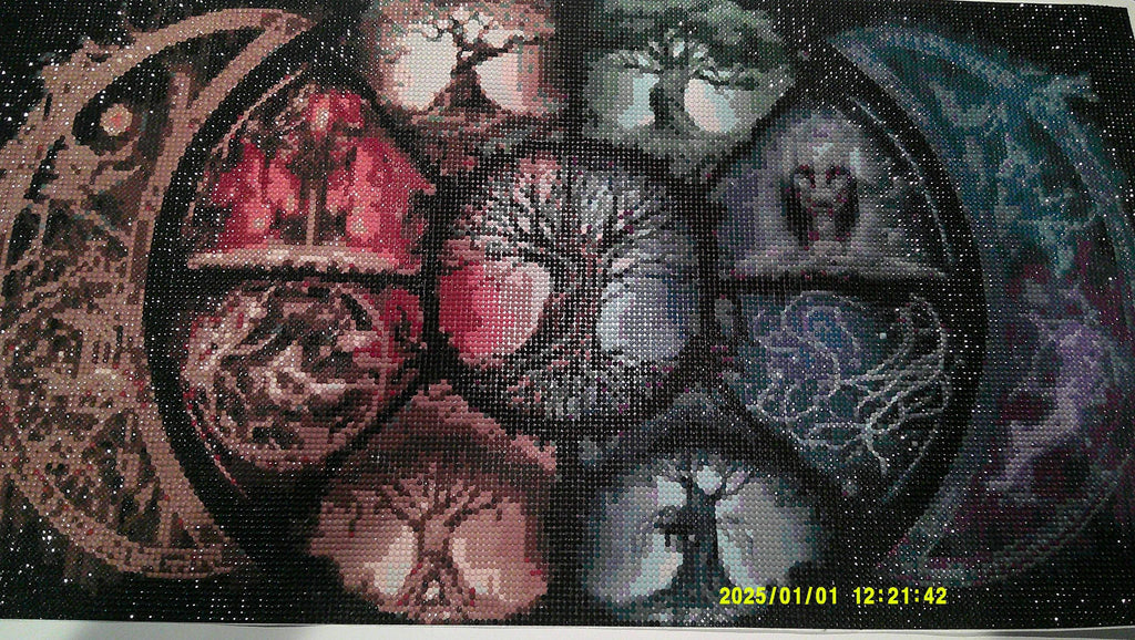 Seasons of the Tree of Life Diamond Art