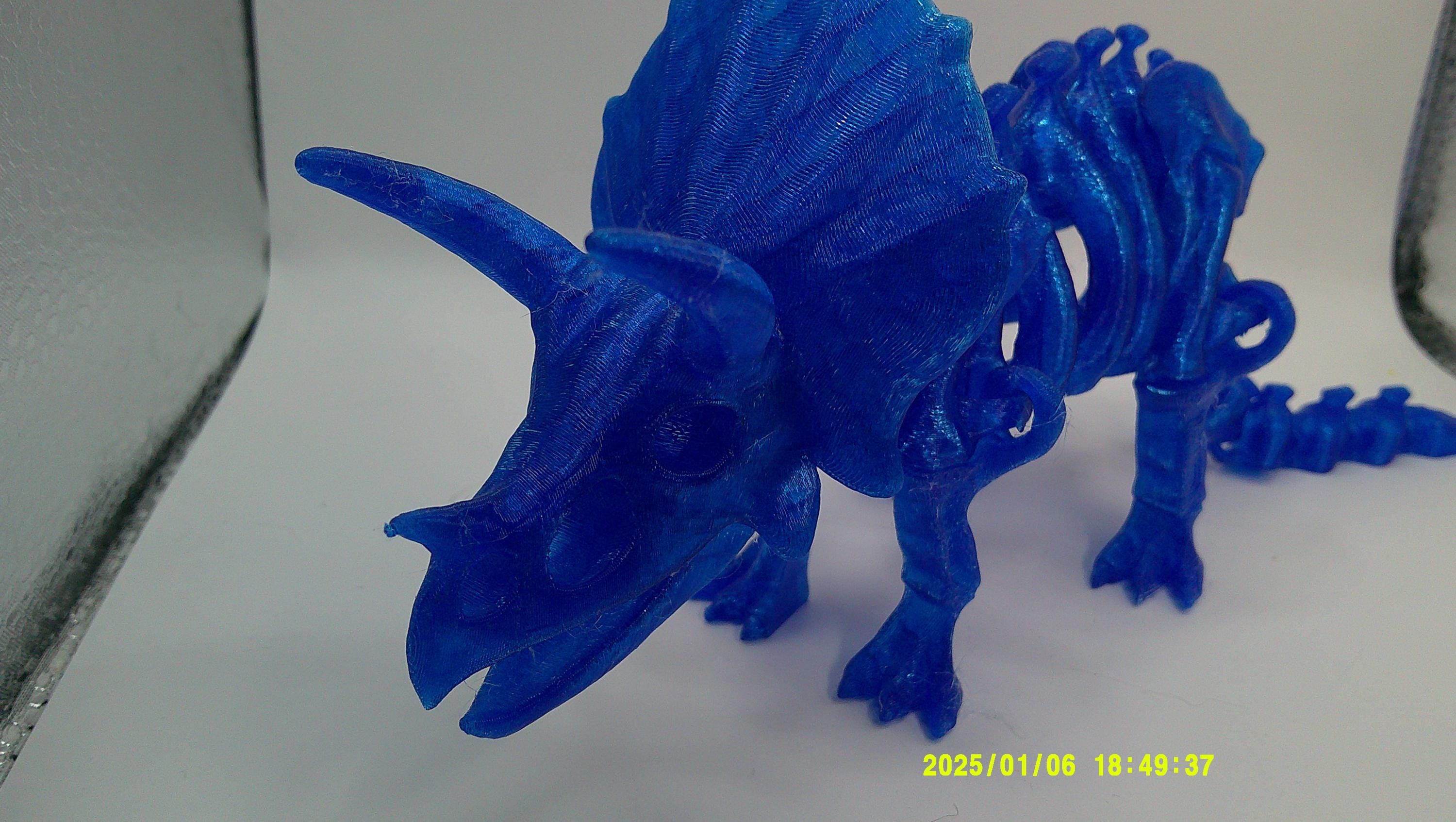 3D‑Printed Triceratops Skeleton