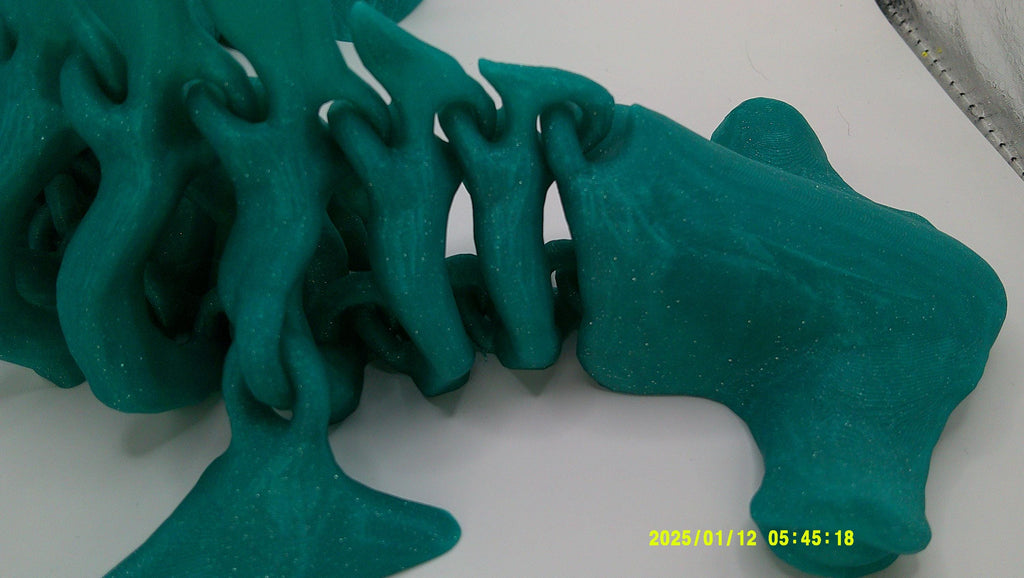 Articulated Hammerhead Shark Skeleton, 3D Printed Flexi Marine Animal Figure