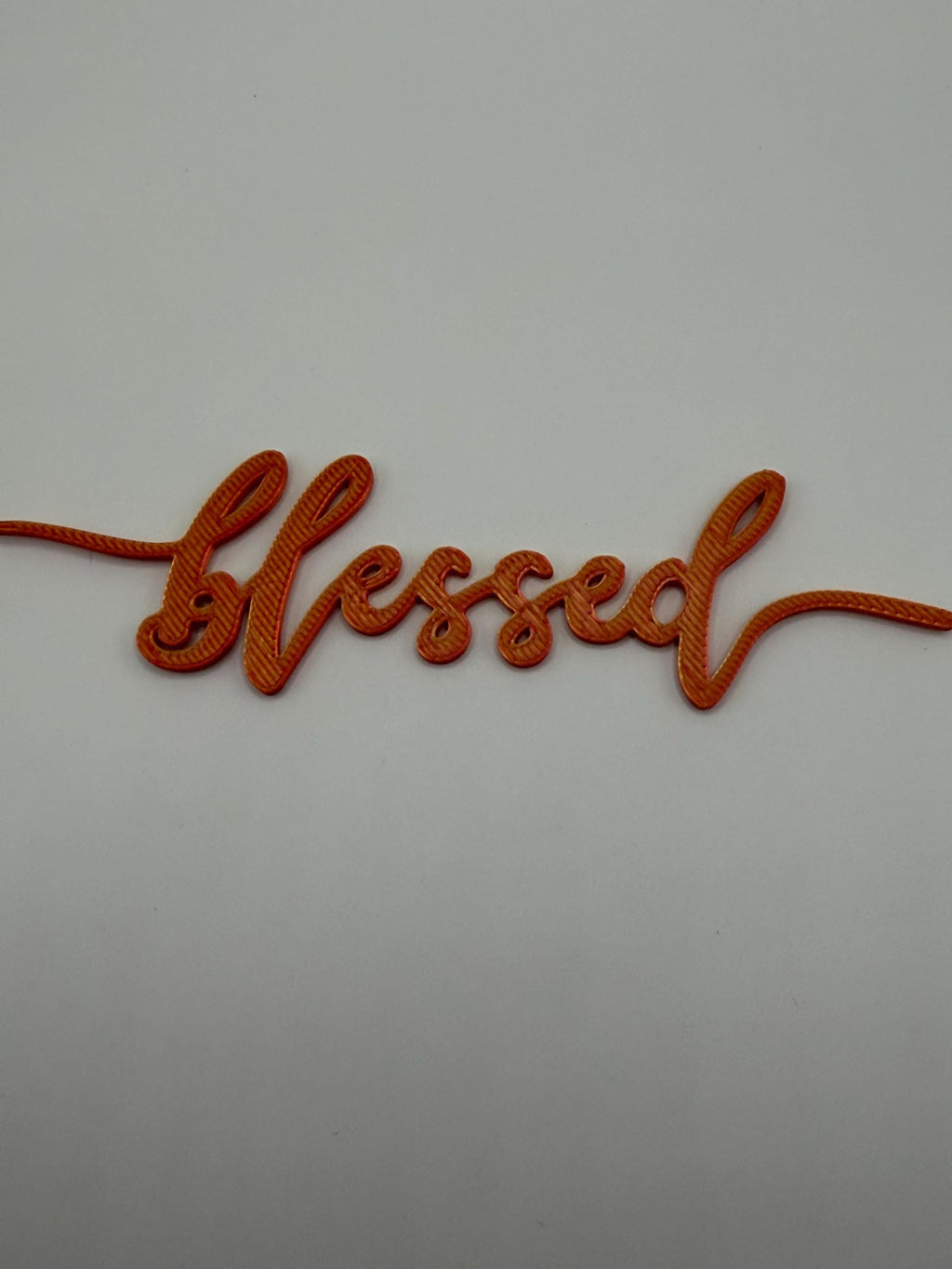 3D Printed Harvest Table Word Accents