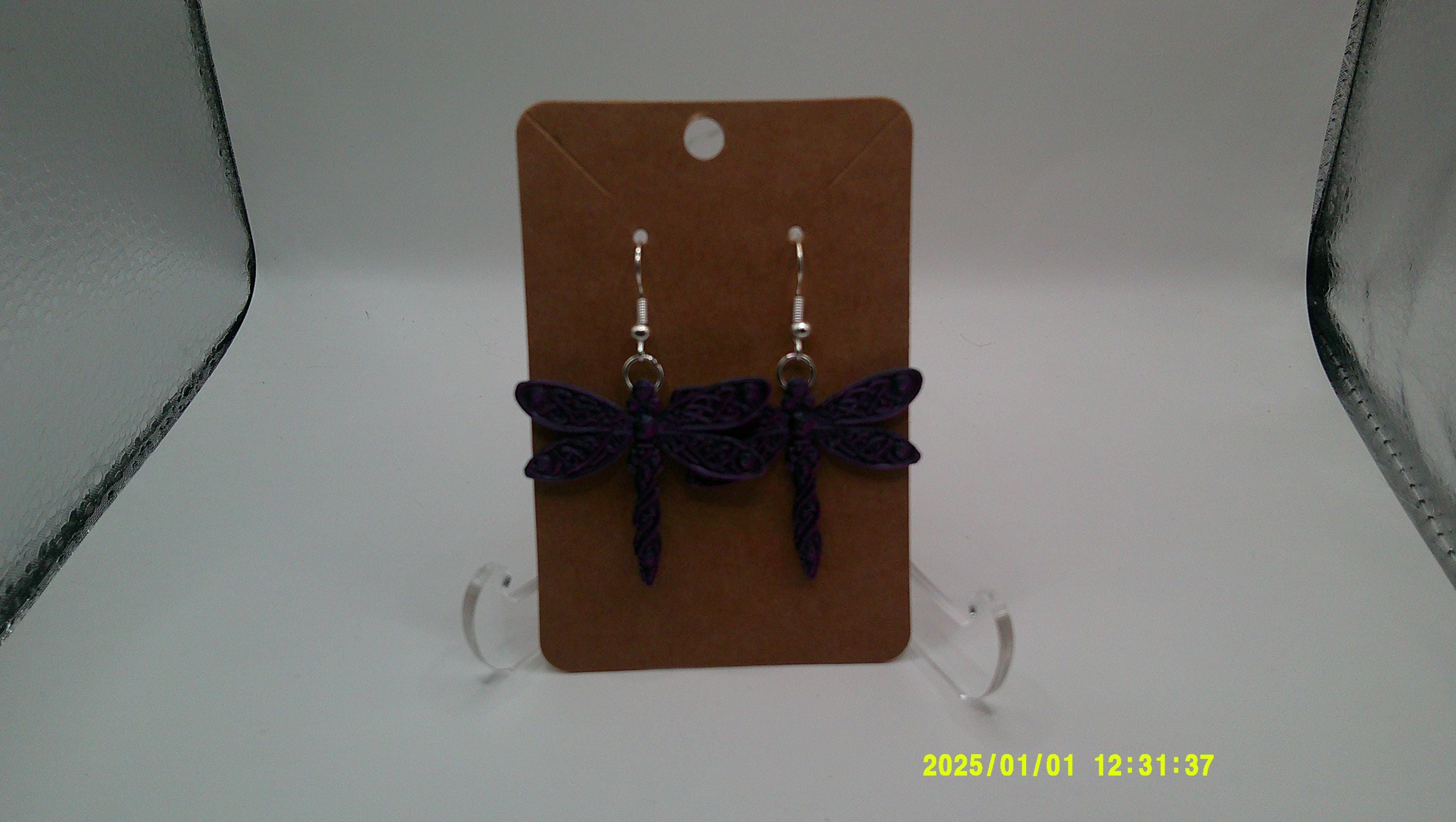 Whimsy Wings Earrings – Fantasy Dragonfly Dangles
