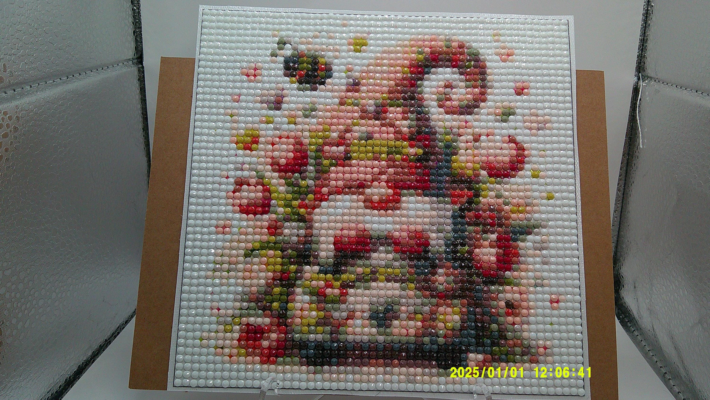 Playful Heart‑Hat Gnome Diamond Art