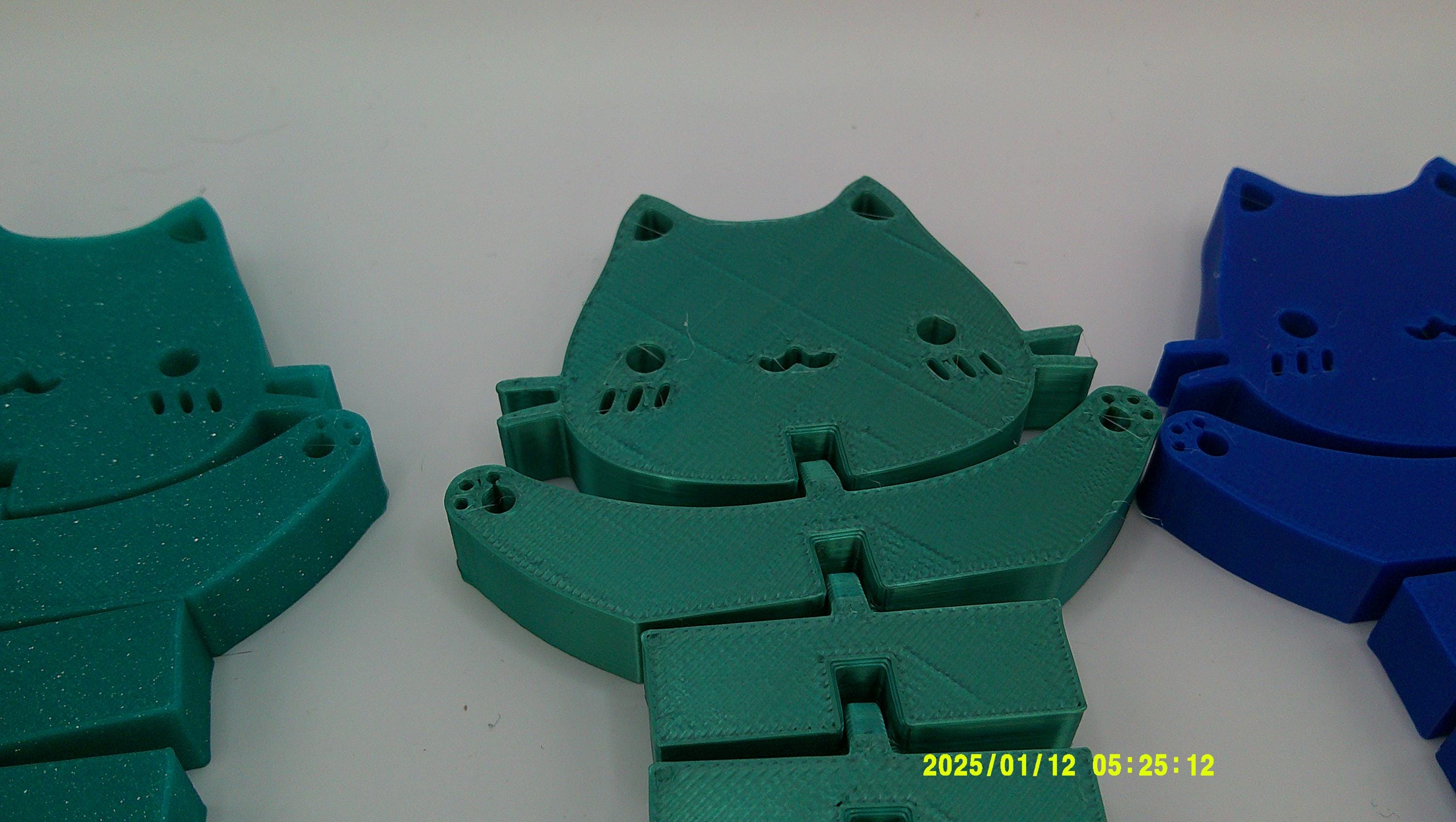 3D Printed Wiggle‑Joint Cat | Single Fidget Kitty