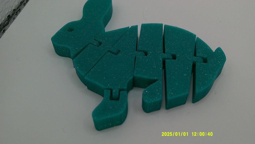 Wiggly Bunny Buddy, 3D Printed Flexi Rabbit