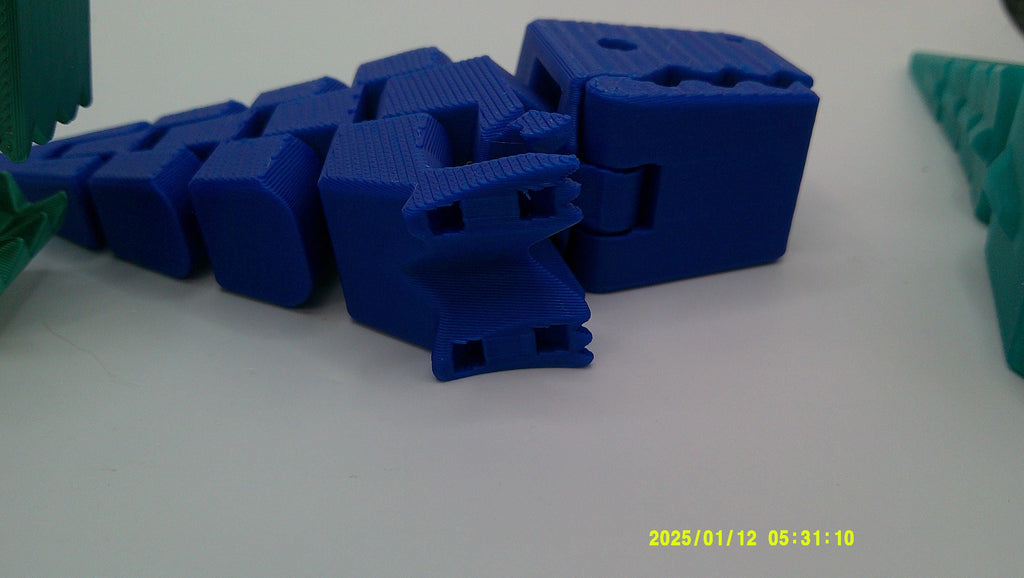 Flexi Dino Riding Buddy, 3D Printed Bike Companion for Kids